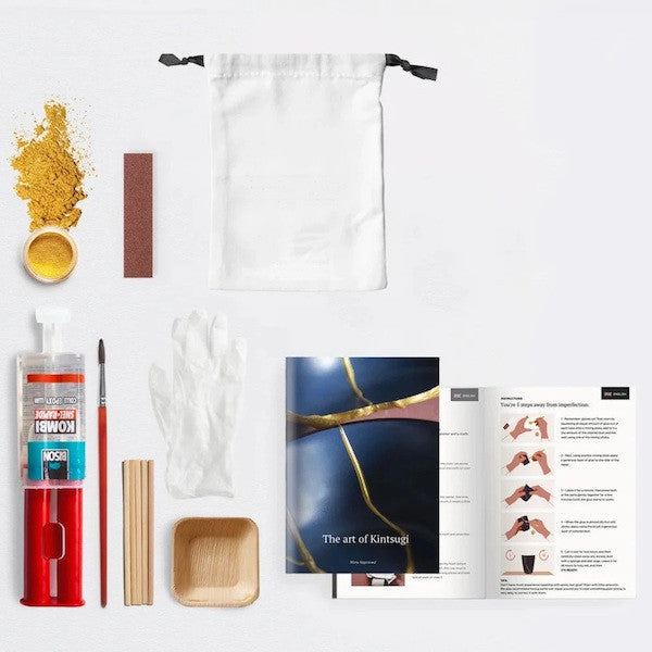 Kintsugi gold repair kit