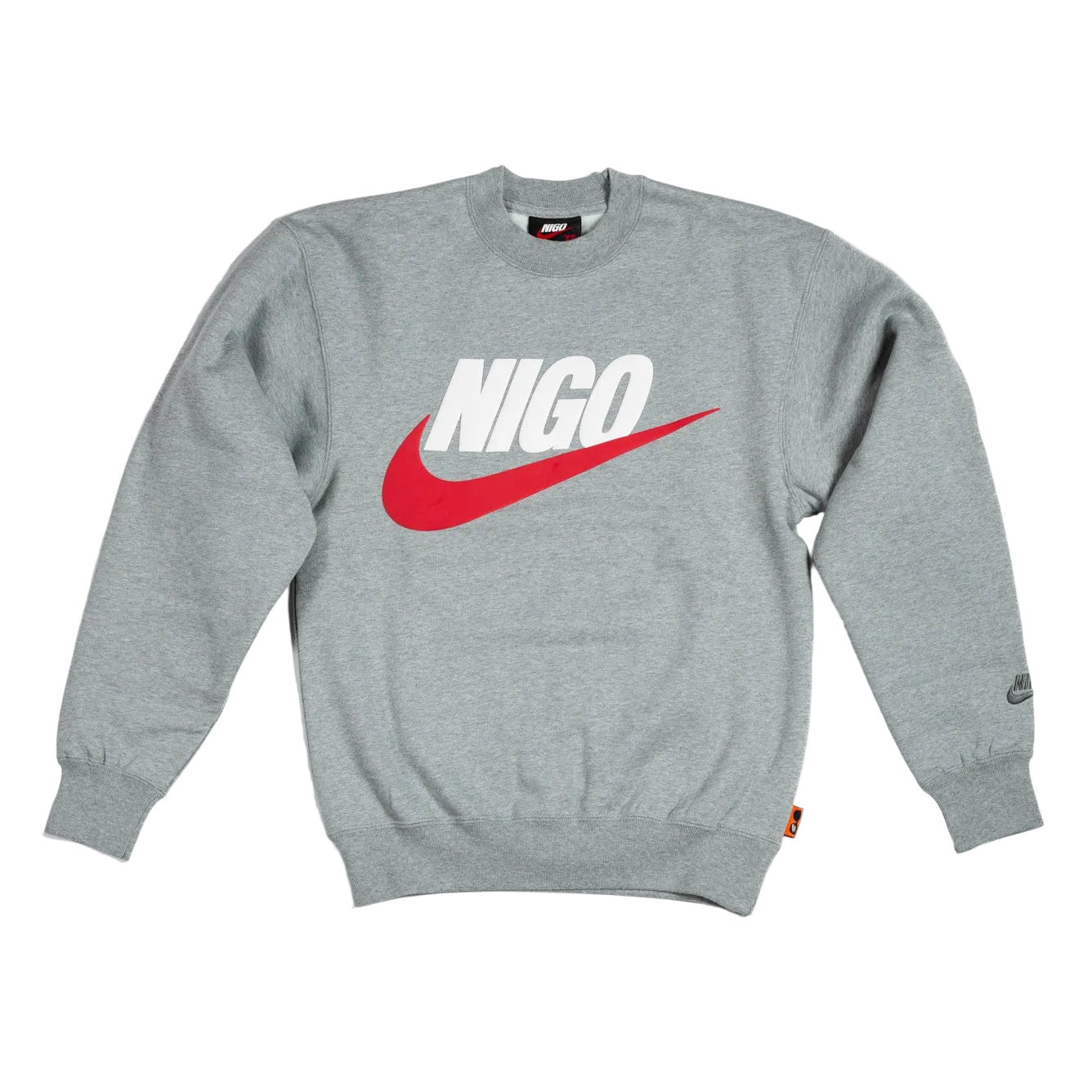 NIGO x Nike Grey Heather Crew Sweatshirt – Design Museum Shop