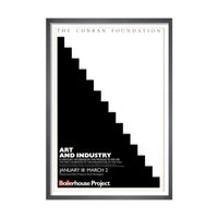 Art + Industry 1982 Framed Archive Exhibition Poster - 80 x 55cm