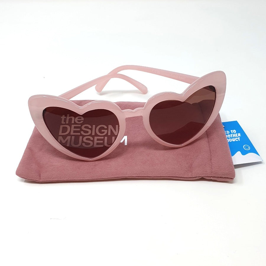 Pink Heart Sunglasses