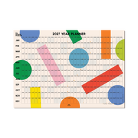the Design Museum x Good Tuesday 2027 Dots & Grids Wall Planner