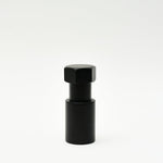 Black salt and pepper grinder