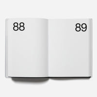 Open planner with pages numbered 88 and 89 on a white background