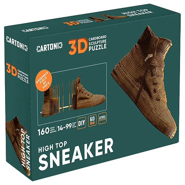 3D High Top Sneaker Puzzle