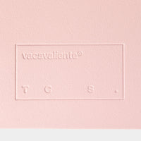 Cuero Two Toned Petrol and Soft Pink A5 Leather Notebook