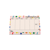 Colourful Design Museum planner with dots and days of the week