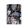 Notebook with a mosaic design on a white background