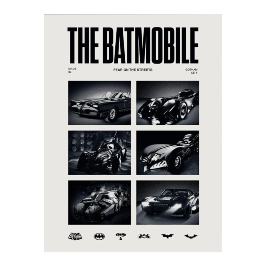 The Batmobile fear on the streets made in Gotham city, print