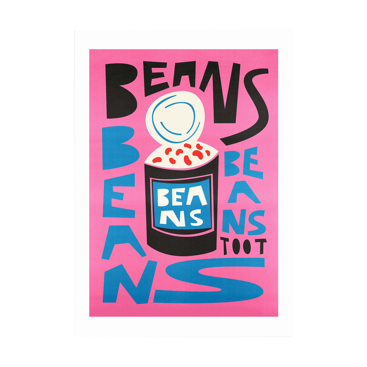 Beans Beans Beans Print 30x40cm