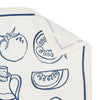 Bistro Ingredients Navy Tea Towel