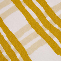 Blue and Yellow Trellis Tea Towel Set of 2 - the yellow one close up.