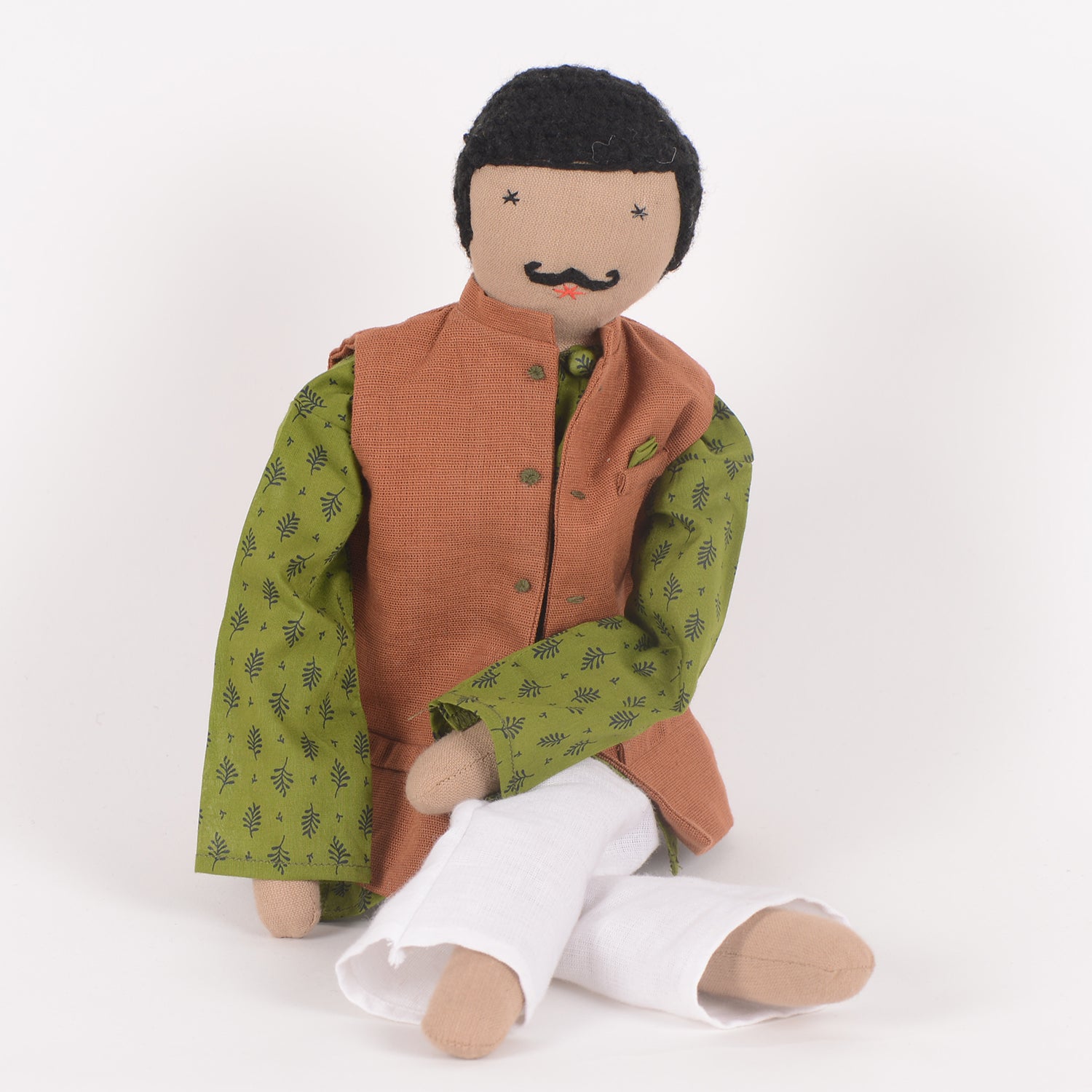 Silawali Chacha Doll Green Shirt & Waistcoat