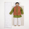 Silawali Chacha Doll Green Shirt & Waistcoat