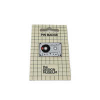 Crowdsourced Wall Cassette Tape Enamel Pin Badge