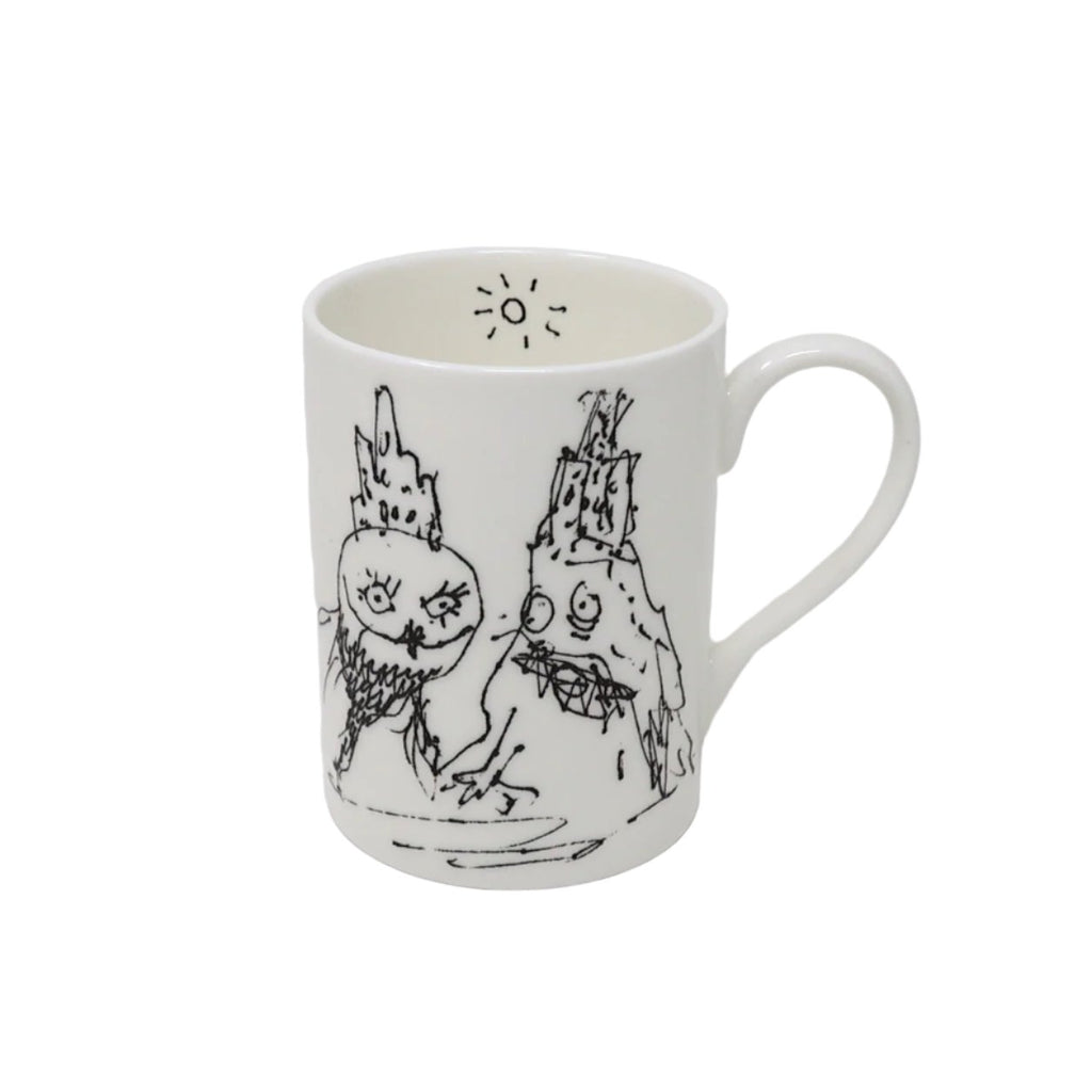 Fine bone china mug with Tim Burton illustration