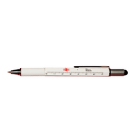 Double Arrow Rail Logo Pen by the Design Museum - White