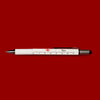 Double Arrow Rail Logo Pen by the Design Museum - White
