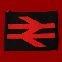 Double Arrow Rail Logo Zip Pouch by the Design Museum