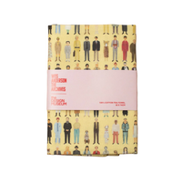 Wes Anderson Characters by Max Dalton Tea Towel