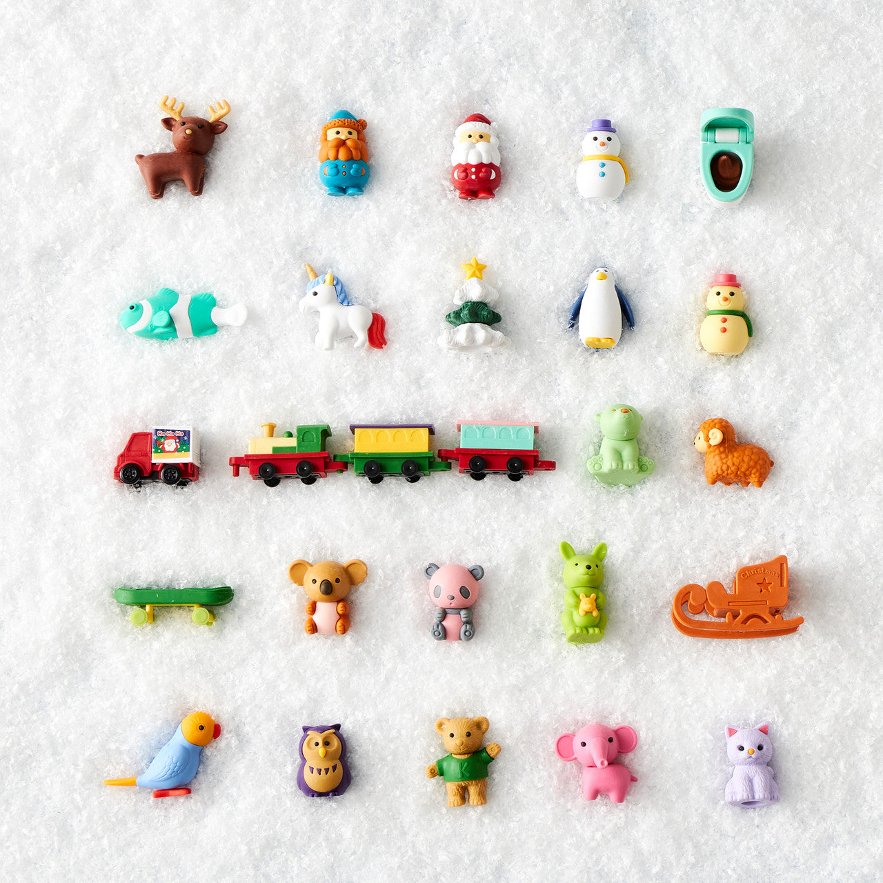 Iwako Erasers 2025 Advent Calendar