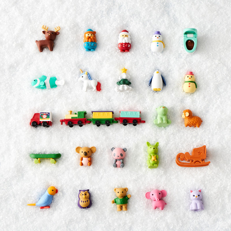Iwako Erasers 2025 Advent Calendar