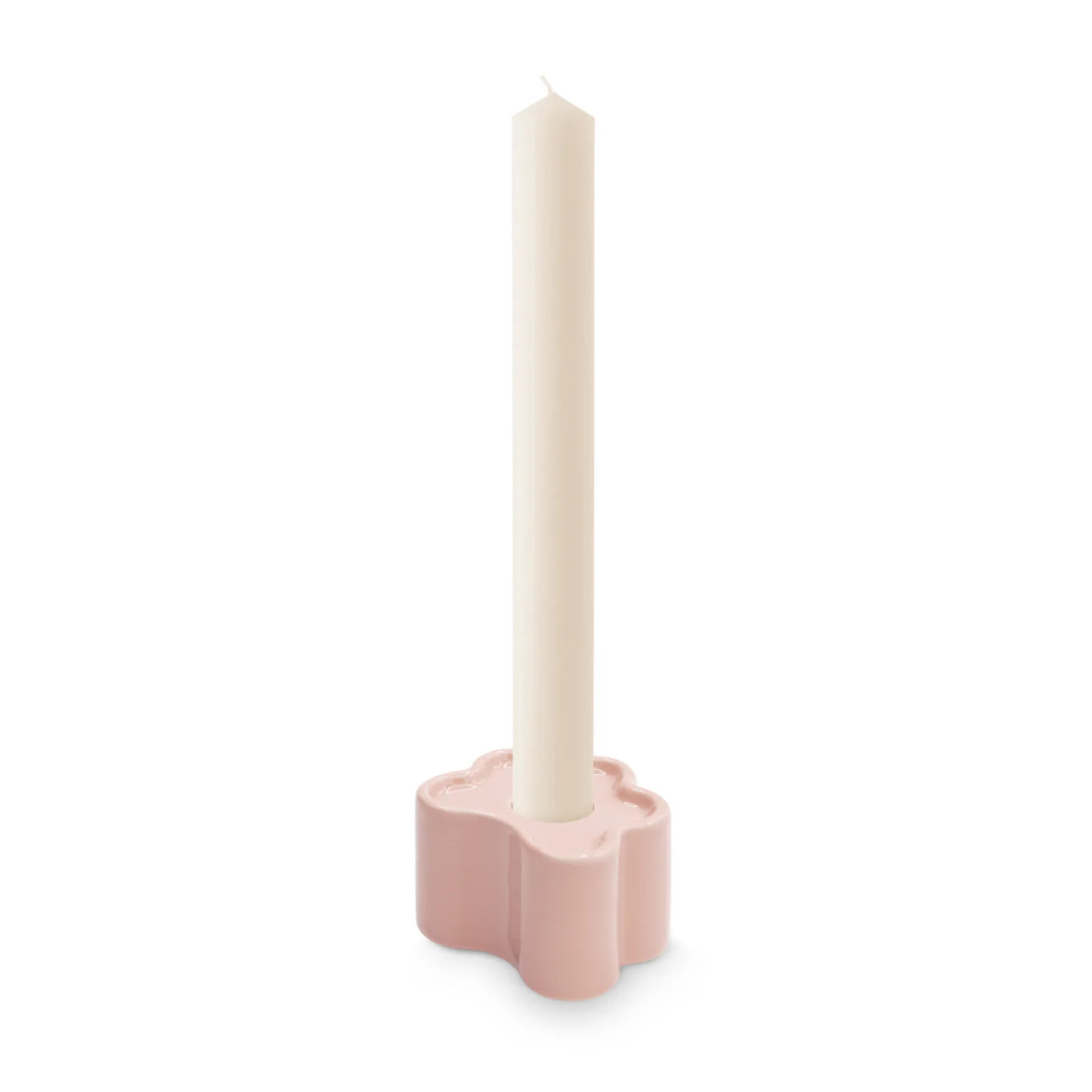 Small Pink Flora Candle Holder