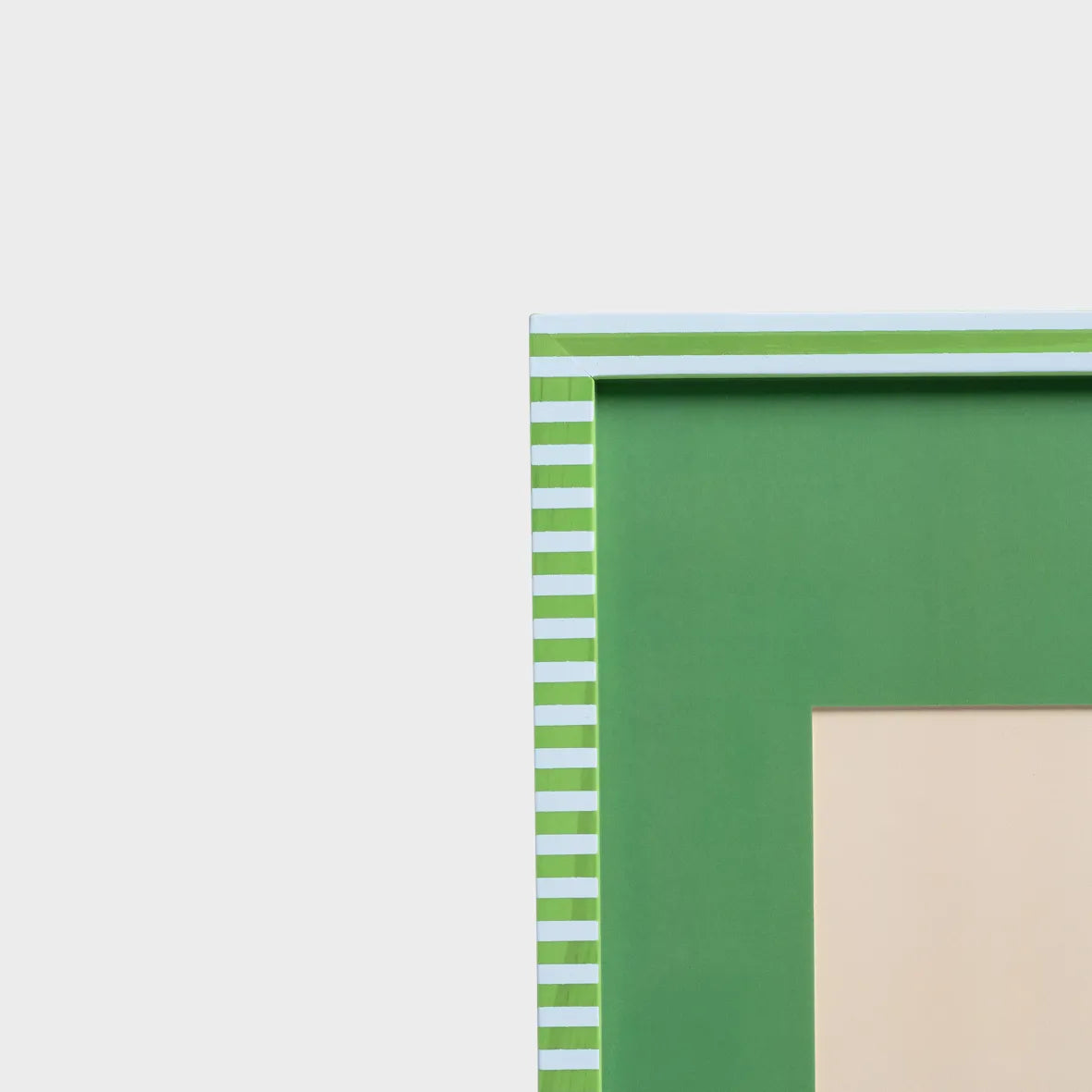 Green Striped Frame
