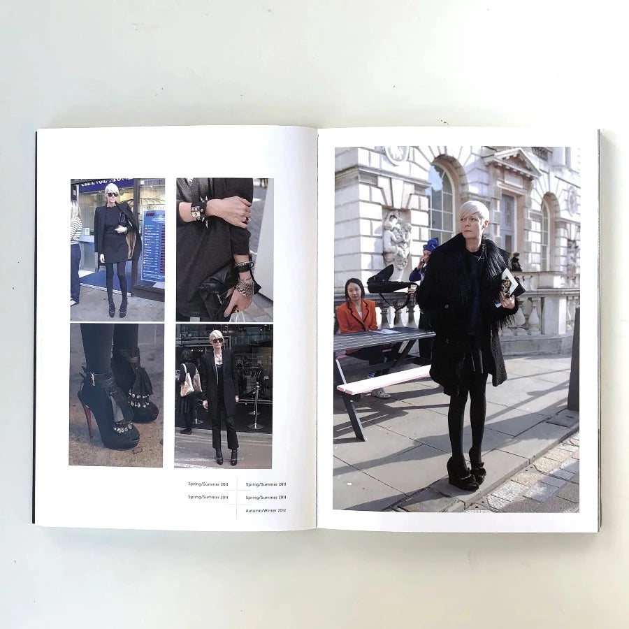 inside pages of a fashion book.