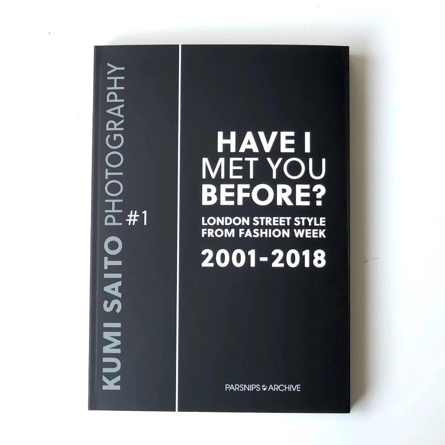 Frontcover of a black book called Have I Met you Before on a white background