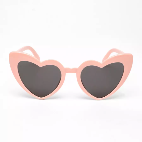 Pink Heart Sunglasses