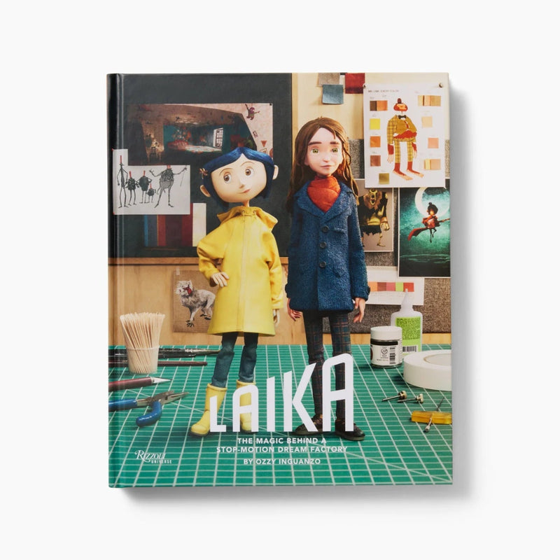 Book cover featuring two animated characters in a room with 'Laika' branding.