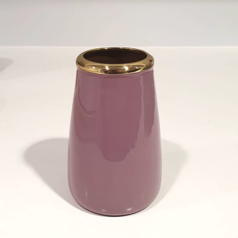 Enamel Vase Lilac