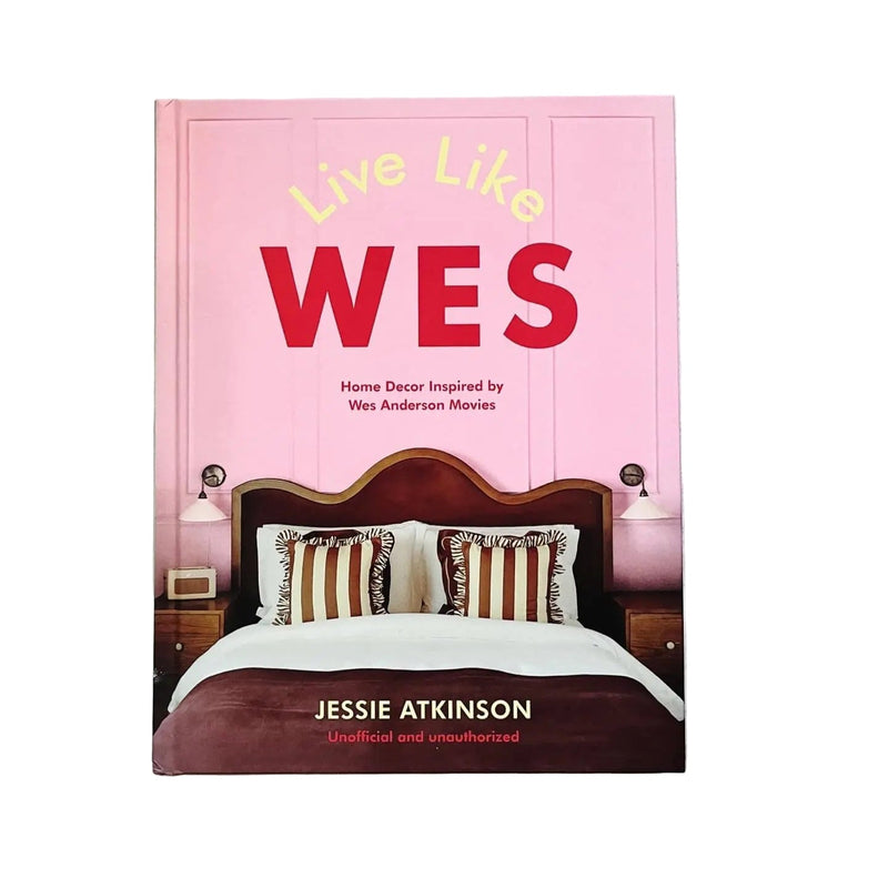 Pink Wes Anderson book frontcover
