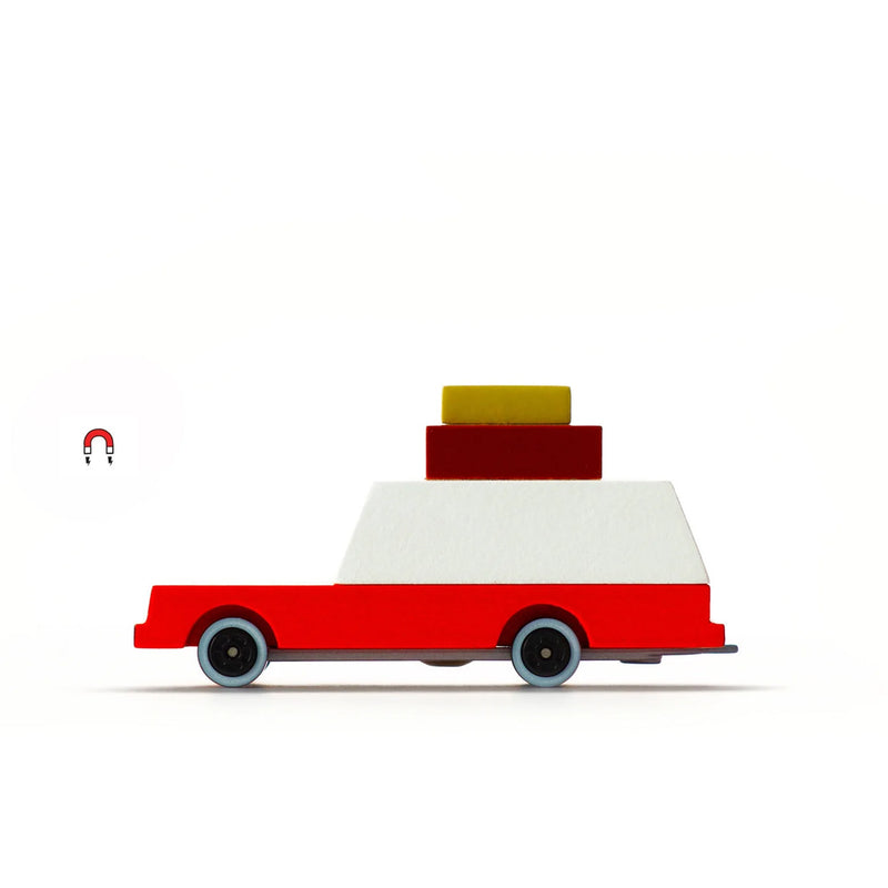 Luggage Wagon Wooden Toy