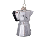 Silver Moka Pot Bauble