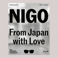 Poster for 'NIGO: From Japan with Love' exhibition at the Design Museum.