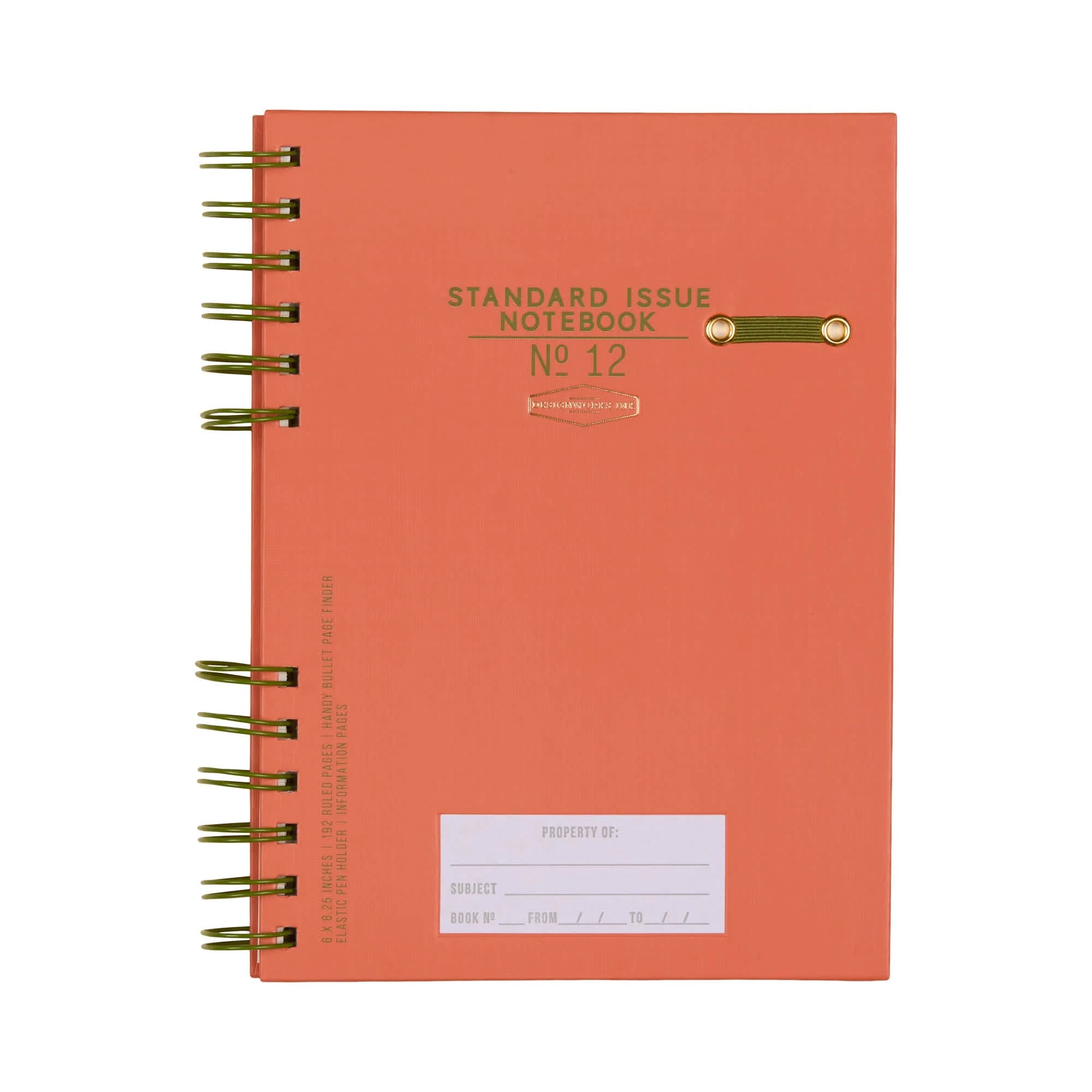 Standard Issue Planner Chilli Red Notebook