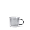 Oslo Smoke Mug Set of 2 - a single one on white background.