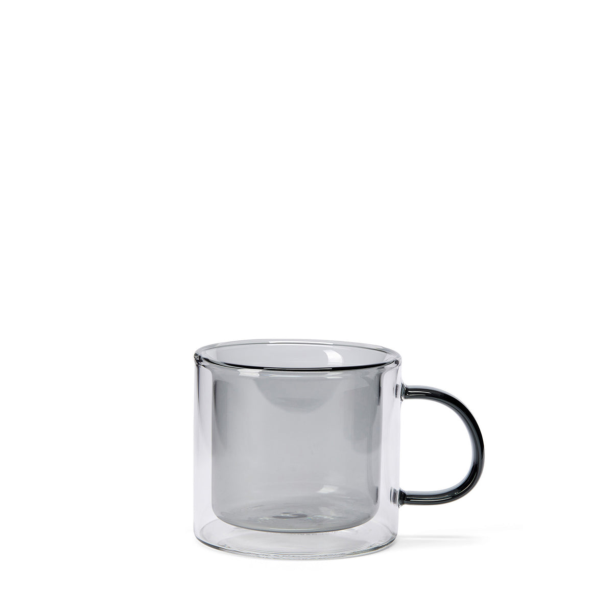 Oslo Smoke Mug Set of 2 - a single one on white background.