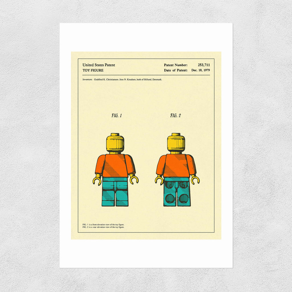 Toy Figure Patent Print - A4