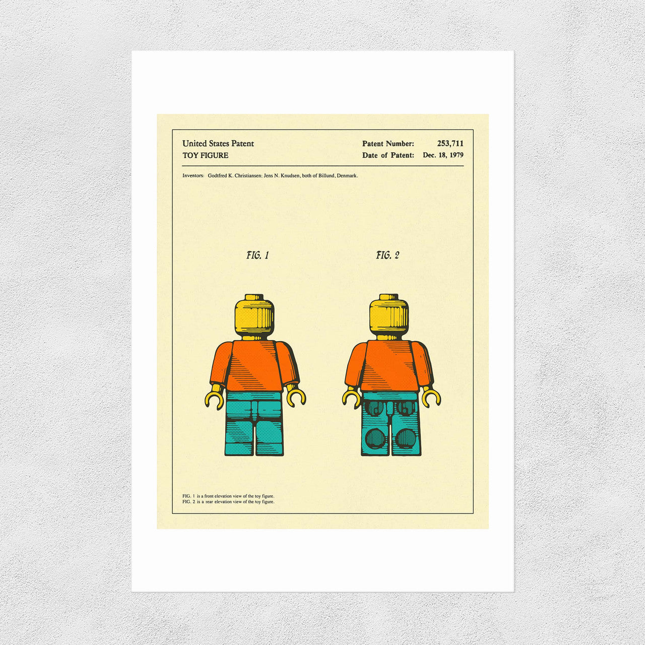 Toy Figure Patent Print - A4