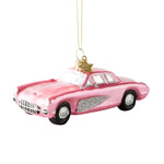 pink car shaped bauble