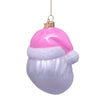 Pink santa hat bauble