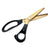 Gold Pinking Shears 9.25in