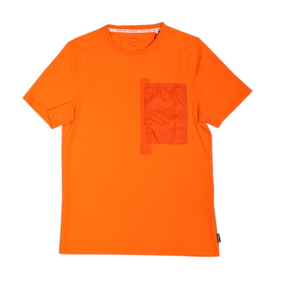Orange t shirt on a white background