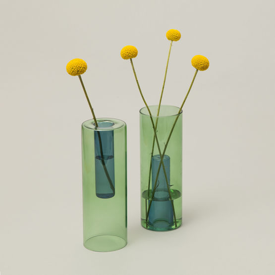 Reversible Vase Green & Blue