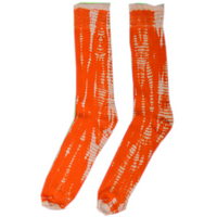 Tie Dye Socks Dark Orange