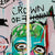 Jean-Michel Basquiat In Italian Triptych Art Deck