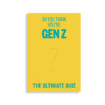 So you think you're Gen Z book