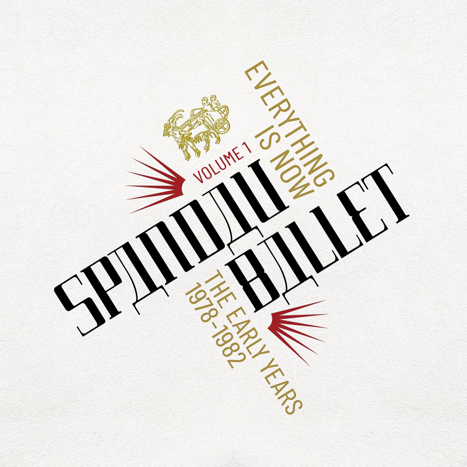 Album cover for 'Everything Is Now Volume 1' by Spandau Ballet with text and logo on a white background